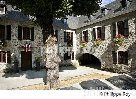 LE VILLAGE DE SAINT-LARY, EN ETE,  VALLEE D' AURE, HAUTES-PYRENEES. (65F07307.jpg)