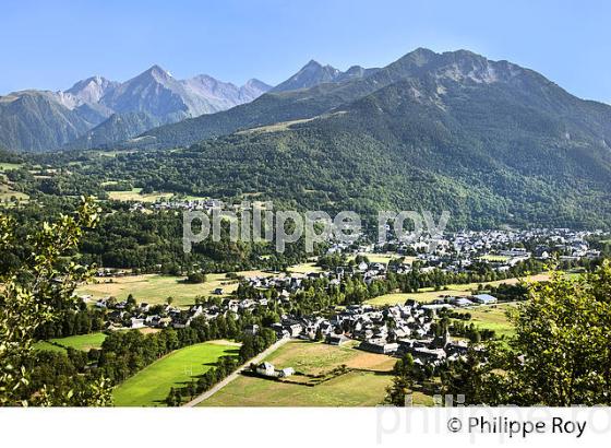 LE VILLAGE DE VIELLE-AURE,  EN ETE,  VALLEE D' AURE, HAUTES-PYRENEES. (65F07614.jpg)