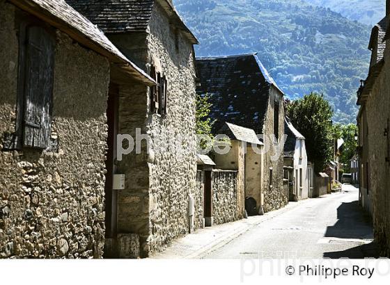 LE VILLAGE DE VIELLE-AURE,  EN ETE,  VALLEE D' AURE, HAUTES-PYRENEES. (65F07627.jpg)