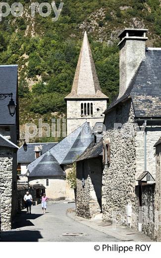 LE VILLAGE DE VIELLE-AURE,  EN ETE,  VALLEE D' AURE, HAUTES-PYRENEES. (65F07633.jpg)