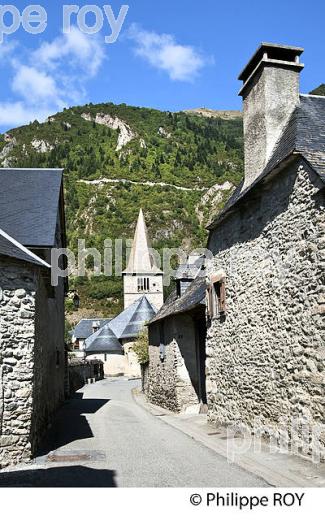 LE VILLAGE DE VIELLE-AURE,  EN ETE,  VALLEE D' AURE, HAUTES-PYRENEES. (65F07637.jpg)