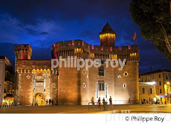 LE CASTILLET, QUARTIER SAINT-JEAN, VILLE DE  PERPIGNAN, ROUSSILLON, CATALOGNE. (66F00314.jpg)