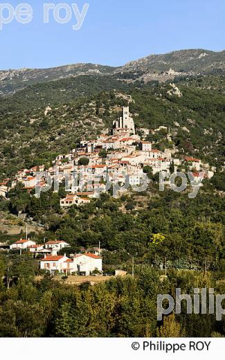 VILLAGE PAERCHE DE EUS, VALLEE DE LA TET , CONFLENT, ROUSSILLON. (66F00940.jpg)