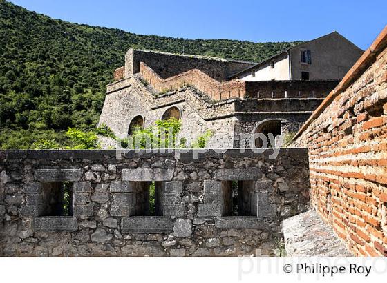 FORT LIBERIA, VILLEFRANCHE DE CONFLENT, VALLEE DE LA TET, CONFLENT, ROUSSILLON,   CATALOGNE. (66F01018.jpg)