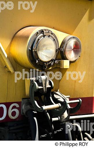 LE TRAIN JAUNE,   CERDAGNE, ROUSSILLON, CATALOGNE, PYRENEES ORIENTALES. (66F01907.jpg)