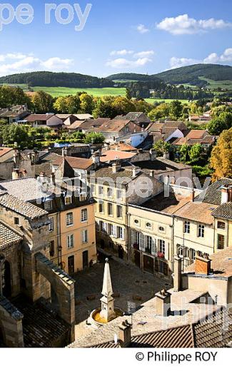 LE VILLAGE  DE CLUNY ET  PAYSAGE DU MACONNAIS, BOURGOGNE. (71F00104.jpg)