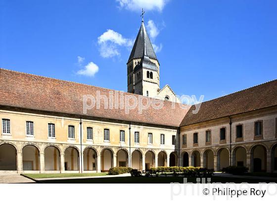 ANCIENNE ABBAYE BENEDICTINE DE CLUNY,  MACONNAIS,  BOURGOGNE. (71F00122.jpg)