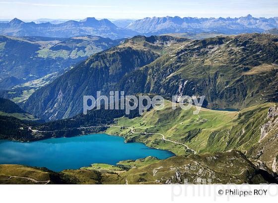 LAC DE BARRAGE ET CORMET DE ROSELEND, BEAUFORTIN, SAVOIE, FRANCE (73F01718.jpg)