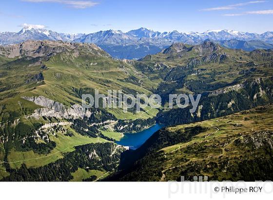 LAC DE BARRAGE ET CORMET DE ROSELEND, BEAUFORTIN, SAVOIE, FRANCE (73F01719.jpg)