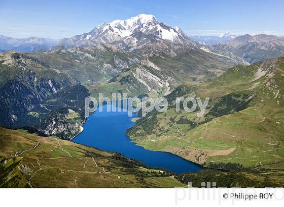 LAC DE BARRAGE ET CORMET DE ROSELEND, BEAUFORTIN, SAVOIE, FRANCE (73F01720.jpg)