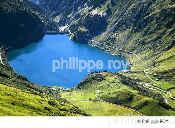 LAC DE BARRAGE DE LA GITTAZ, BEAUFORTAIN, SAVOIE, FRANCE (73F02313.jpg)