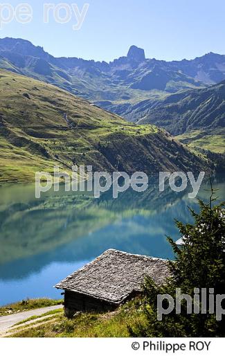 LAC DE ROSELEND ET PIERRA MENTA, BEAUFORTIN,  SAVOIE, FRANCE (73F02540.jpg)