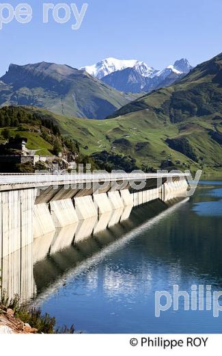 BARRAGE DU LAC DE ROSELEND, BEAUFORTAIN, SAVOIE, FRANCE (73F02601.jpg)