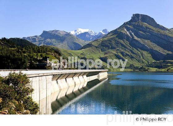 BARRAGE DU LAC DE ROSELEND, BEAUFORTAIN, SAVOIE, FRANCE (73F02604.jpg)