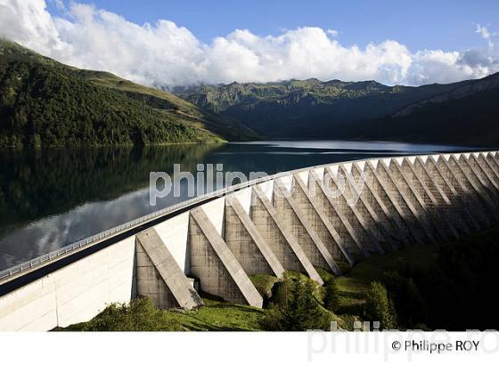 BARRAGE DU LAC DE ROSELEND, BEAUFORTAIN, SAVOIE, FRANCE (73F02607.jpg)