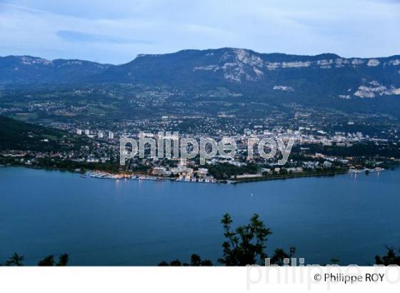 VUE AERIENNE DU LAC DU BOURGET, SAVOIE, FRANCE (73F03618.jpg)