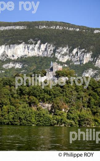 CHATEAU DE CHATILLON ET LAC DU BOURGET, SAVOIE, FRANCE (73F03704.jpg)