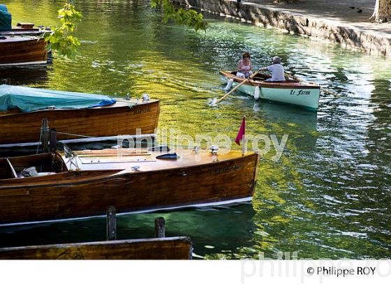 BATEAUX, CANAL DU VASSE, ANNECY, HAUTE-SAVOIE, FRANCE (74F01402.jpg)