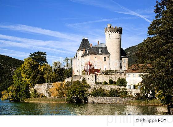 CHATEAU DE DUINGT ET LAC D'ANNECY, HAUTE-SAVOIE, FRANCE (74F01634.jpg)