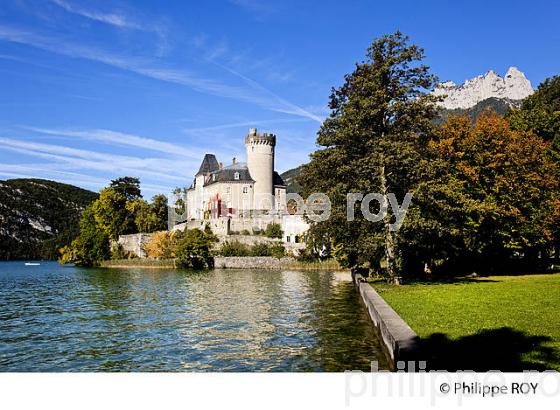 CHATEAU DE DUINGT ET LAC D'ANNECY, HAUTE-SAVOIE, FRANCE (74F01635.jpg)