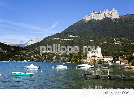 CHATEAU DE DUINGT ET LAC D'ANNECY, HAUTE-SAVOIE, FRANCE (74F01639.jpg)