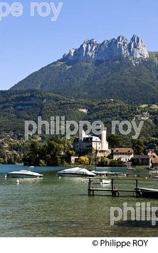 CHATEAU DE DUINGT ET LAC D'ANNECY, HAUTE-SAVOIE, FRANCE (74F01640.jpg)