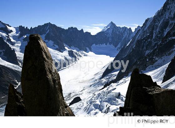 GLACIER D'ARGENTIERE ET MONT DOLENT, HAUTE-SAVOIE, FRANCE (74F02913.jpg)