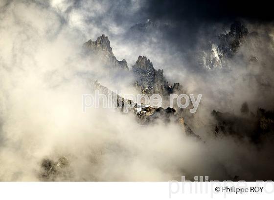 GRANDES JORASSES, MER DE GLACE,  MONT-BLANC, HAUTE-SAVOIE, FRANCE (74F03233.jpg)