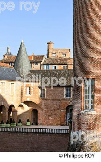 PALAIS DE LA BERBIE, CITE EPISCOPALE ,  ALBI, TARN. (81F02810.jpg)