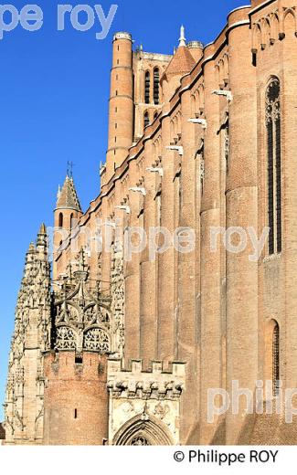 LA CATHEDRALE SAINTE-CECILE,  ALBI, TARN. (81F02924.jpg)