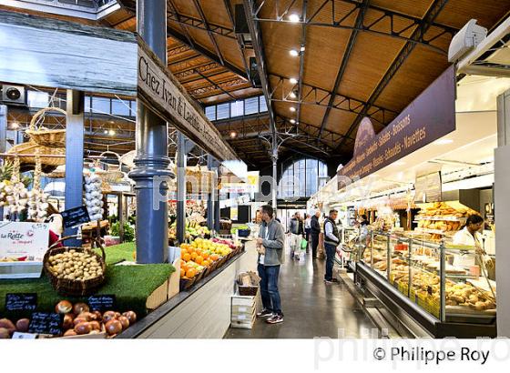 LA HALLE DU MARCHE COUVERT, ALBI, TARN. (81F03112.jpg)