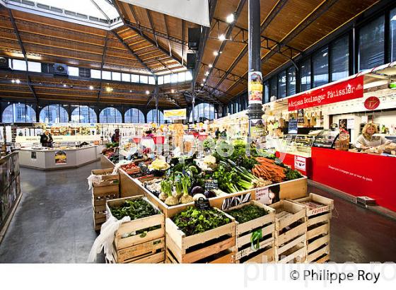 LA HALLE DU MARCHE COUVERT, ALBI, TARN. (81F03114.jpg)