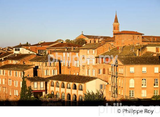 QUARTIER DE LA MADELEINE,  ALBI, TARN. (81F03124.jpg)