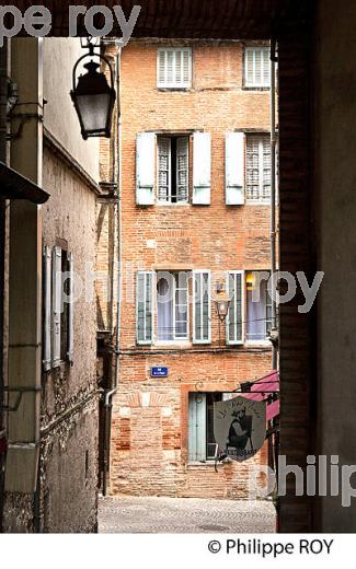 rue de la piale,  VIEIL ALBI, TARN. (81F03331.jpg)