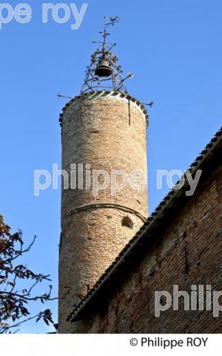 VILLAGE MEDIEVAL  DE BIOULE, VALLEE DE L' AVEYRON, TARN-ET-GARONNE. (82F01118.jpg)