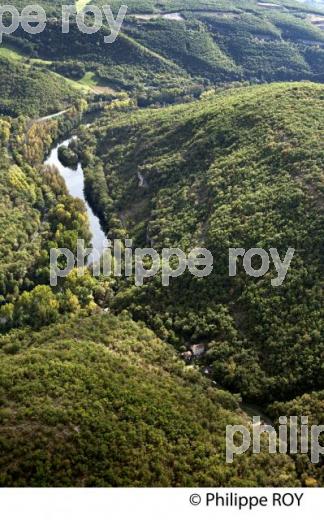 VALLEE DE L' AVEYRON ET FORET DE LA GRESIGNE, BRUNIQUEL, TARN-ET-GARONNE. (82F01120.jpg)