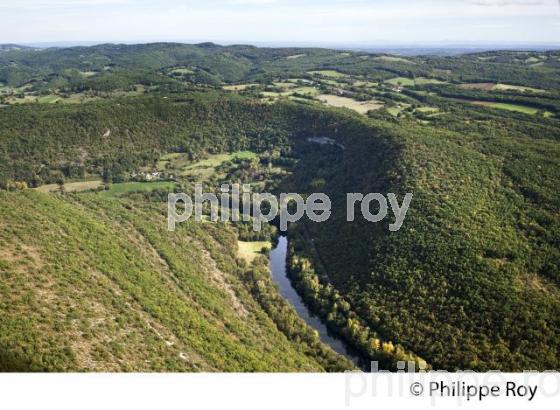 VALLEE DE L' AVEYRON ET FORET DE LA GRESIGNE, BRUNIQUEL, TARN-ET-GARONNE. (82F01122.jpg)