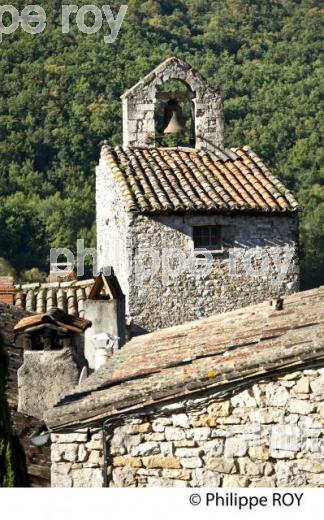 VILLAGE FORTIFIE DE BRUNIQUEL, VALLEE DE L' AVEYRON, TARN-ET-GARONNE. (82F01217.jpg)