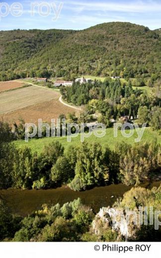 GORGES  DE L' AVEYRON, SAINT-ANTONIN-NOBLE-VAL, TARN ET GARONNE. (82F01337.jpg)