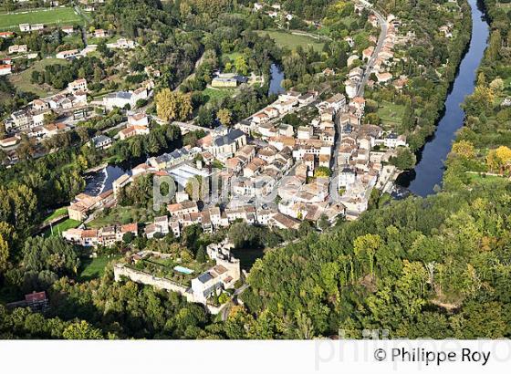 VILLAGE DE LAGUEPIE, CONFLUENT DU VIAUR ET DE L' AVEYRON, TARN ET GARONNE. (82F01435.jpg)