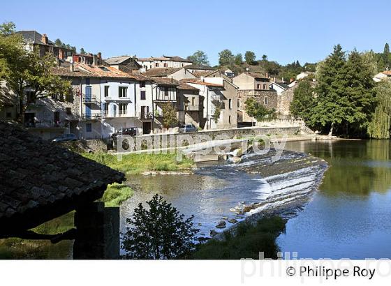VILLAGE DE LAGUEPIE, CONFLUENT DU VIAUR ET DE L' AVEYRON, TARN ET GARONNE. (82F01439.jpg)