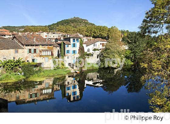 SAINT-ANTONIN-NOBLE-VAL, GORGES  DE L' AVEYRON,TARN ET GARONNE. (82F01621.jpg)