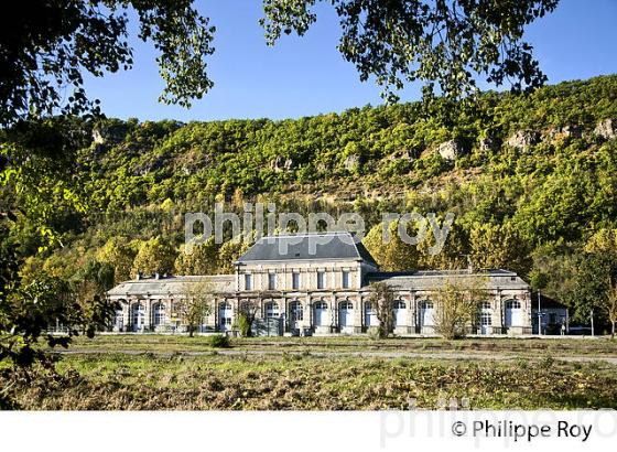 GARE DE LEXOS, VAREN, VALLEE DE L' AVEYRON, VAREN, TARN ET GARONNE. (82F01829.jpg)
