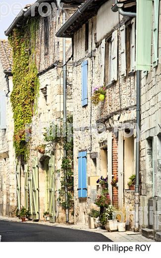 LE  VILLAGE FORTIFIE DE MONTPEZAT-DE-QUERCY, QUERCY BLANC,TARN-ET-GARONNE. (82F02025.jpg)