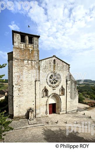 LE  VILLAGE FORTIFIE DE MONTPEZAT-DE-QUERCY, QUERCY BLANC,TARN-ET-GARONNE. (82F02034.jpg)