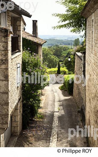 LE  VILLAGE FORTIFIE DE MONTPEZAT-DE-QUERCY, QUERCY BLANC,TARN-ET-GARONNE. (82F02107.jpg)