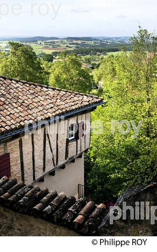 LE  VILLAGE FORTIFIE DE MONTPEZAT-DE-QUERCY, QUERCY BLANC,TARN-ET-GARONNE. (82F02108.jpg)