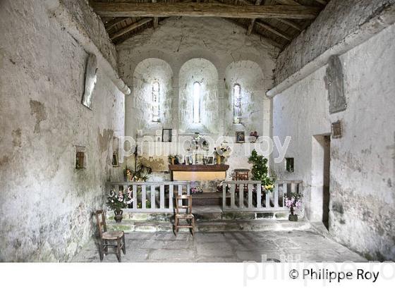 CHAPELLE DU BOIS DU RAT, CIEUX, MONTS DE BLOND, HAUTE-VIENNE, HAUT-LIMOUSIN. (87F00908.jpg)