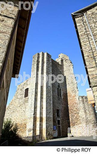 FORTERESSE DE CHALUS, PAYS DES FEUILLARDIERS, HAUT-LIMOUSIN. (87F01225.jpg)