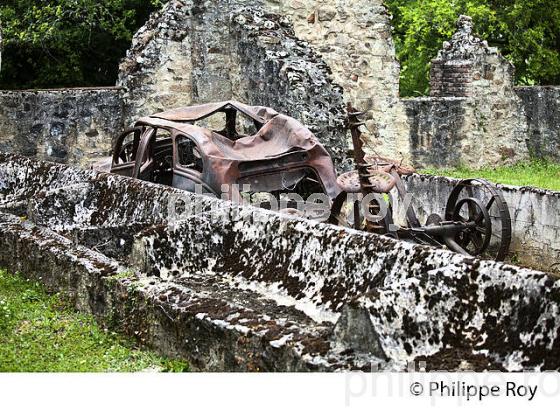 ORADOUR SUR GLANE, VILLAGE MARTYR, HAUTE-VIENNE, LIMOUSIN. (87F01316.jpg)